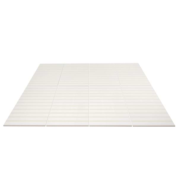 Bestow Saori Cream 12x24 Textured Porcelain Tile