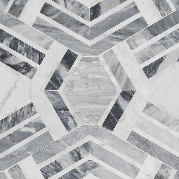 Mezzo Canta Polished Marble Mosaic