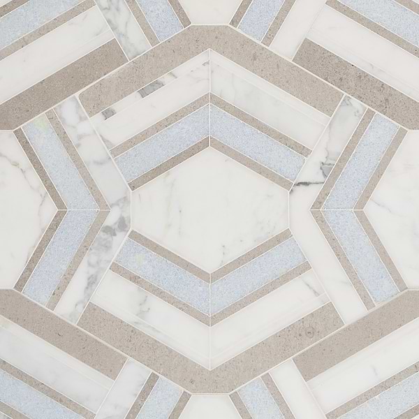 Mezzo Dolce Polished Marble Mosaic