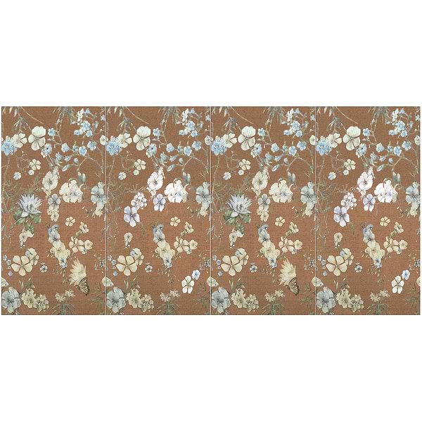 Wakana Autumn Terracotta 24x48 Artisan Decor Matte Porcelain Tile