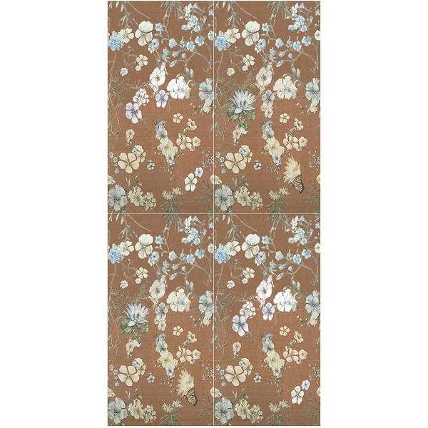 Wakana Autumn Terracotta 24x48 Artisan Decor Matte Porcelain Tile