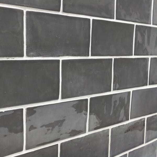 Lancaster Driftwood Gray 3x6 Polished Ceramic Wall Tile