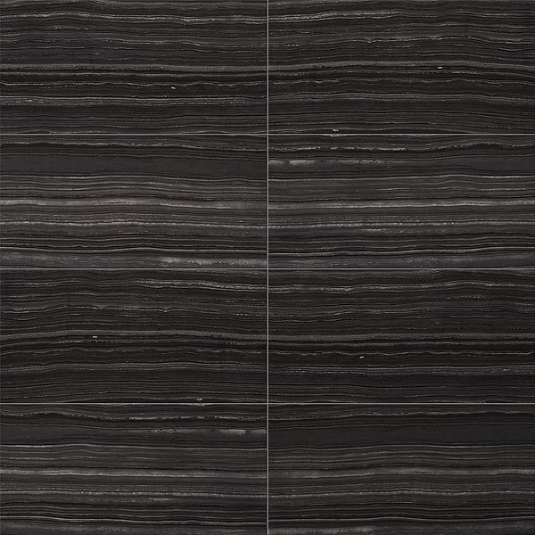 Miles Universe Black 12x24 Matte Porcelain Tile