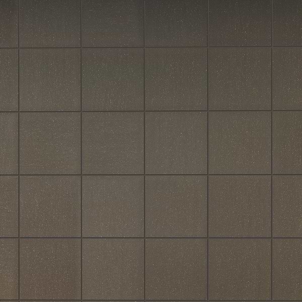 Elemental Pewter Brown 6x6 Ceramic Quarry Tile