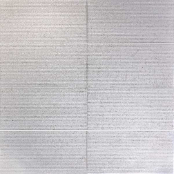 Simena Lines Cream Beige 12x24 Textured Limestone Tile