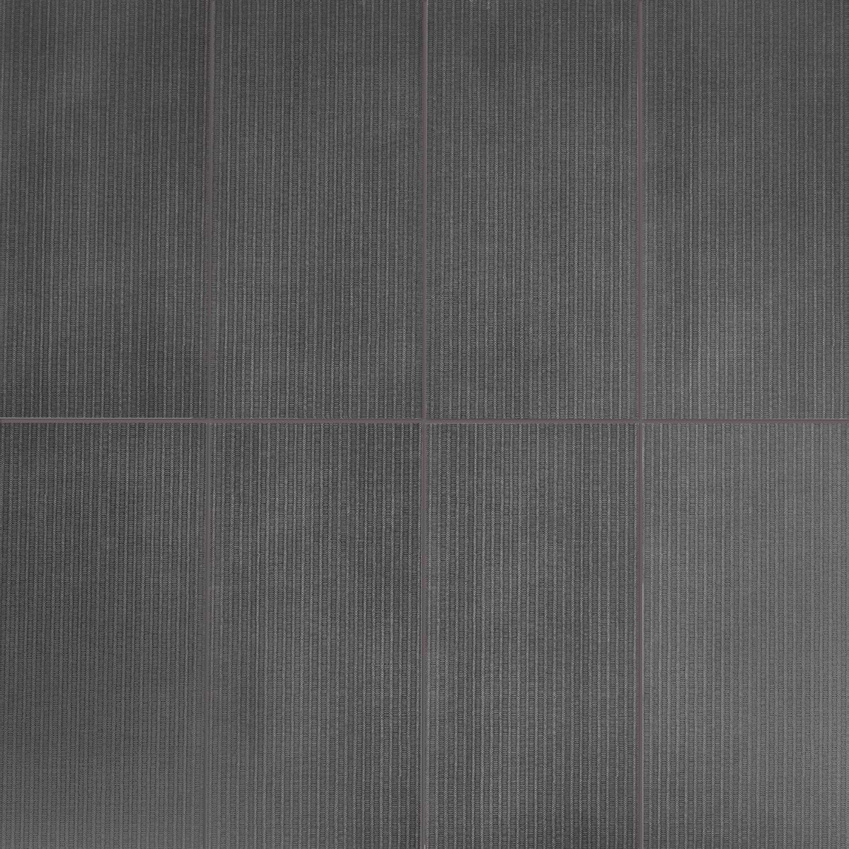 Bestow Telares Charcoal Gray 12x24 Textured Porcelain Tile