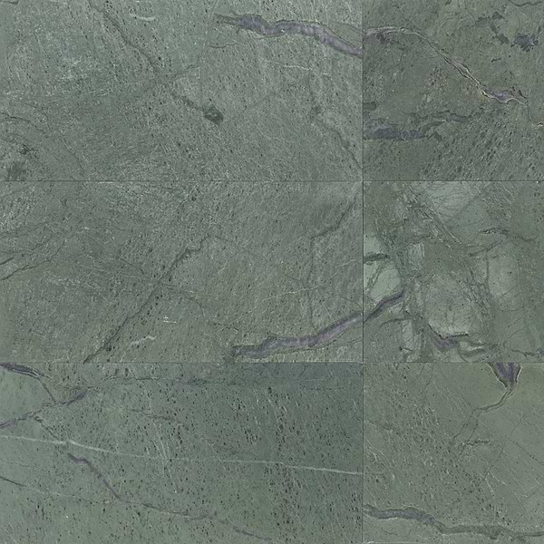 Tia Verde Green 12x24 Honed Marble Tile