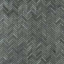 Tia Verde Green 1x3 Herringbone Honed Marble Mosaic Tile