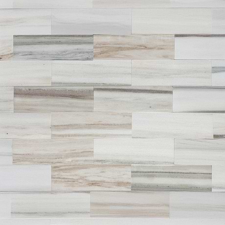 Skyline Gray 4x12 Polished Marble Tile