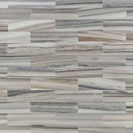 Skyline Gray 3x12 Polished Marble Tile