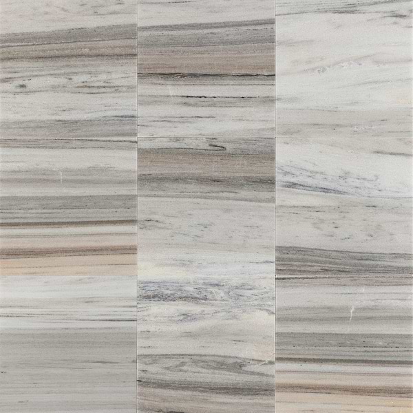 Skyline Gray 12x12 Polished Marble Tile