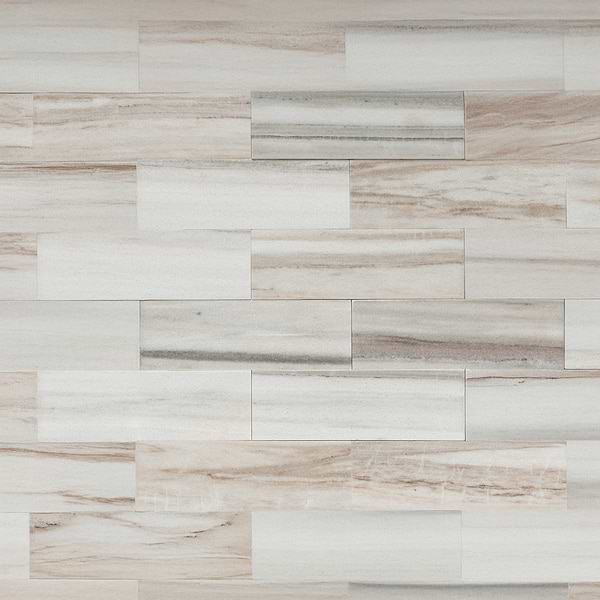 Skyline Gray 4x12 Honed Marble Tile