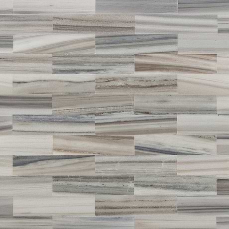 Skyline Gray 3x12 Honed Marble Tile