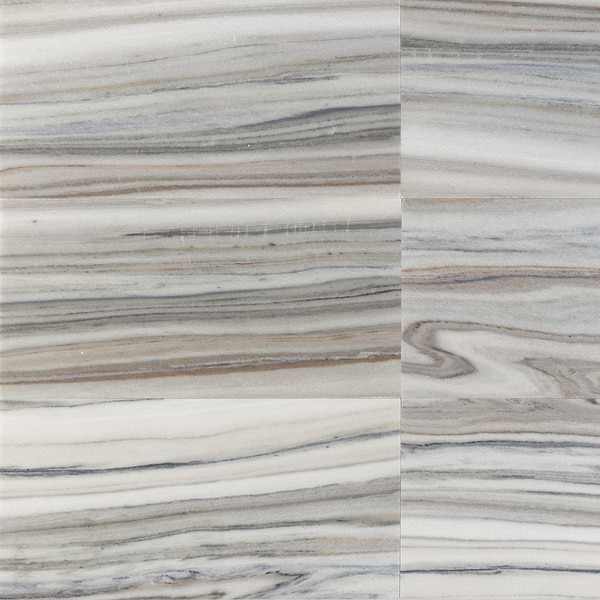 Skyline Gray 12x24 Honed Marble Tile