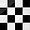 Alterno Black Silk and Glacier White Select 12x12 Polished Marble Checkerboard Tile