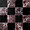 Alterno Black Silk and Rosso Levanto Red 12x12 Polished Marble Checkerboard Tile
