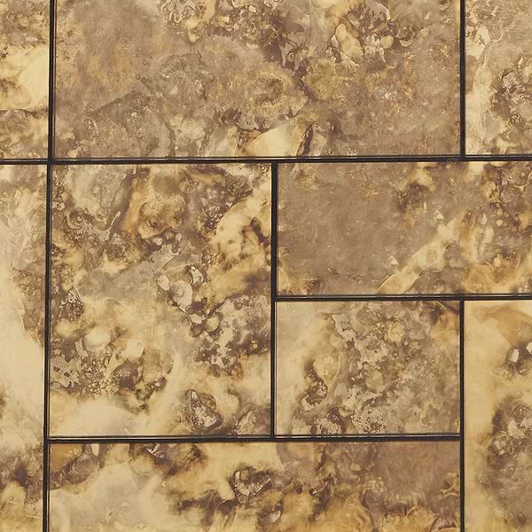 Vilna Antique Tuscan Gold 14X18 Polished Mirror Mosaic in Gold, View 4, open zoomed image