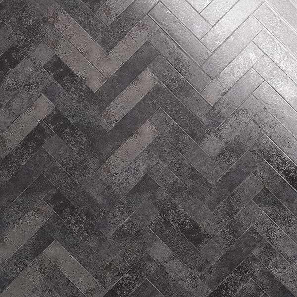 Kalay Antracite Gray 3x12 Glossy Ceramic Tile