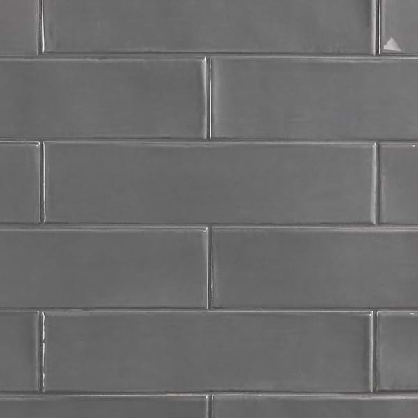 Manchester Charcoal  3x12 Polished Ceramic Tile