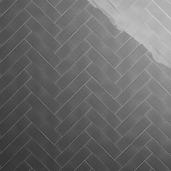 Manchester Charcoal Gray 3x12 Polished Ceramic Subway Tile