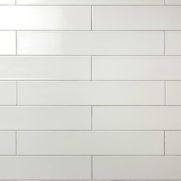 Prescott Gris Gray 4x24 Polished Porcelain Tile