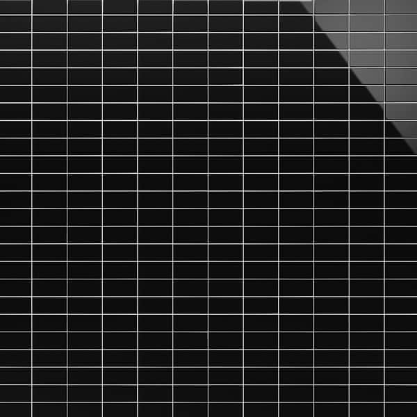 Park Hill Black 3X6 Polished Porcelain Tile