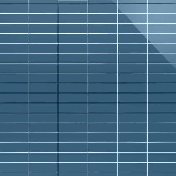 Park Hill Blue 4x12 Polished Porcelain Tile