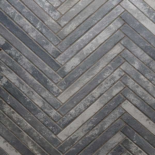 English Brick Dark Gray 2x18 Matte Porcelain Tile