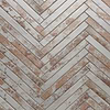 English Brick White 2x18 Matte Porcelain Tile