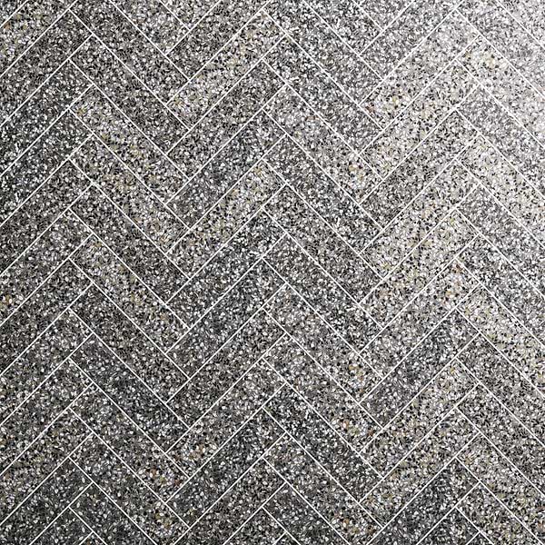 Reef Gray 3x12 Polished Pearl Terrazzo Subway Tile