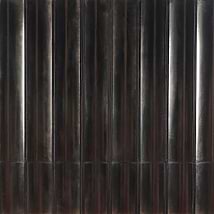 LavaArt 3D Fluted Metallic Copper 6x36 Glossy Lava Stone Bar Tile