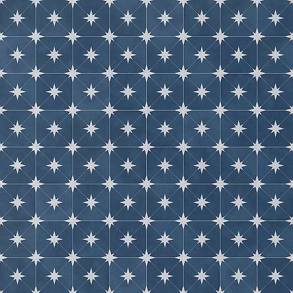 Tau Navy Blue 9x9 Matte Porcelain Tile