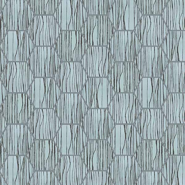 HexArt Zen Smoke Turquoise 8" Hexagon Matte Porcelain Tile