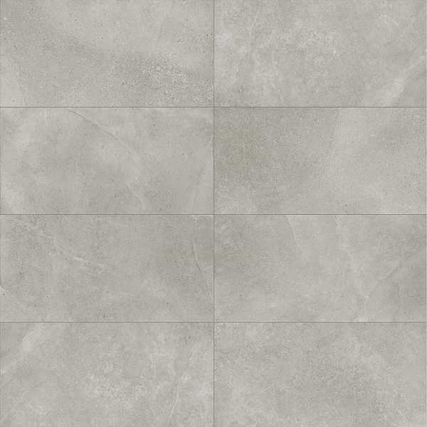 Sample-New Rock Fumo Light Gray Limestone Look Matte Porcelain Tile