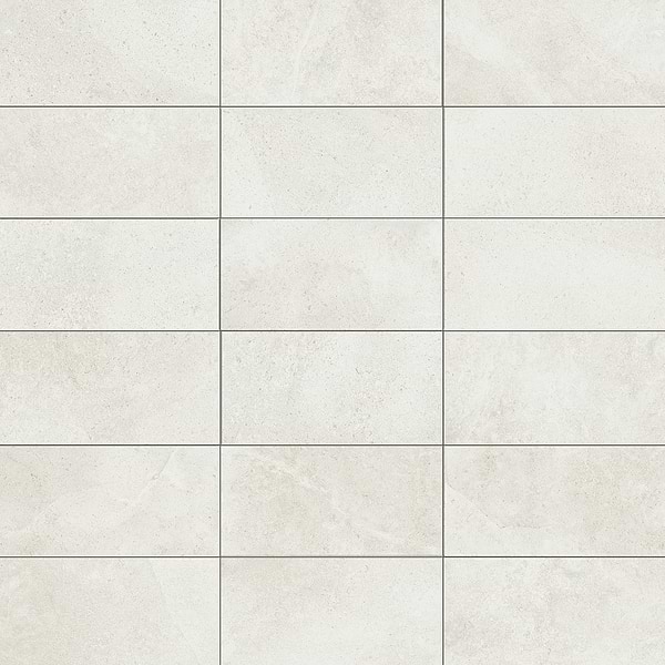 Sample-New Rock Perla White Limestone Look Matte Porcelain Tile