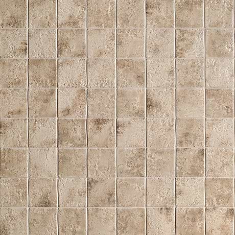 Greta Sand Beige 5x5 Glossy Textured Porcelain Tile