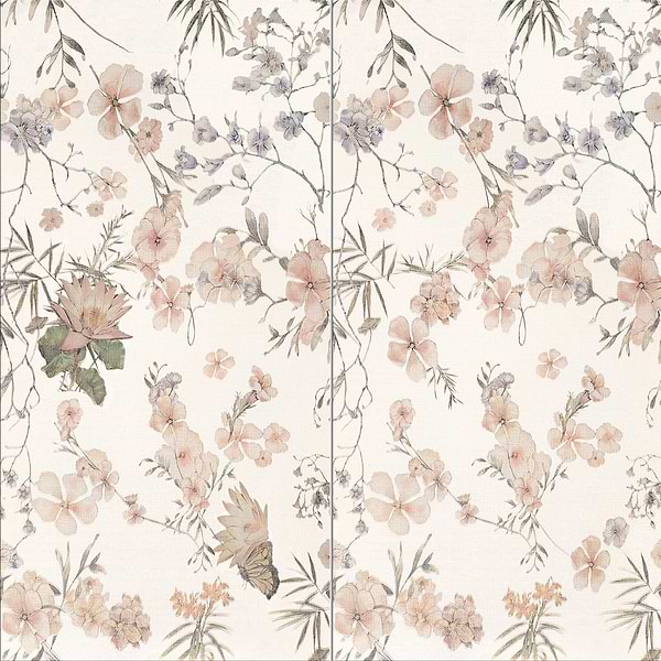 Wakana Spring White 24x48 Artisan Decor Matte Porcelain Tile