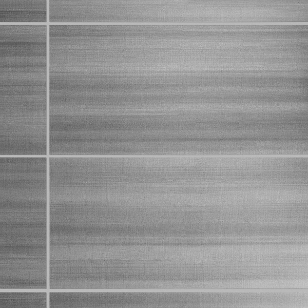 Bestow Arku Charcoal Gray 12x24 Textured Porcelain Tile