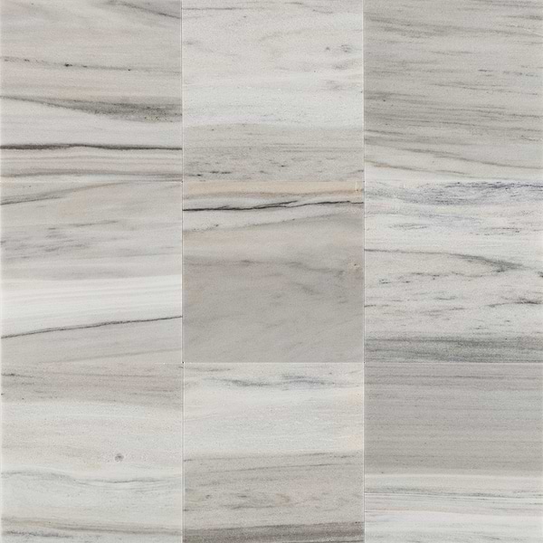 Skyline Gray 12x12 Polished Marble Tile