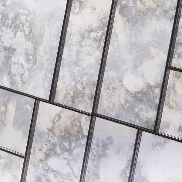 Vilna Antique Tuscan Argenta Gray 14X18 Polished Mirror Mosaic in Silver, View 8, open zoomed image