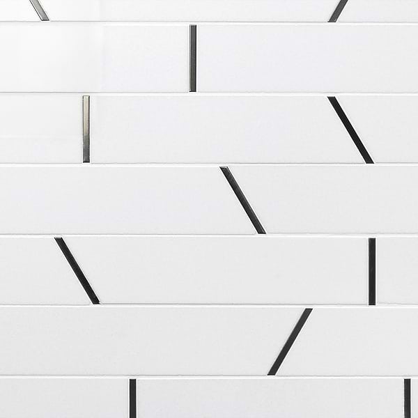Matrix Trapezoid Porclain and Steel Tile