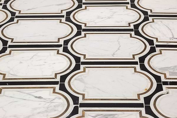 Inara Cavalier Brass And Marble Tile
