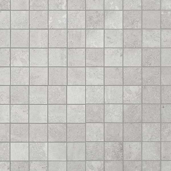Stoneside Pearl Gray 2x2 Porcelain Matte Mosaic Tile