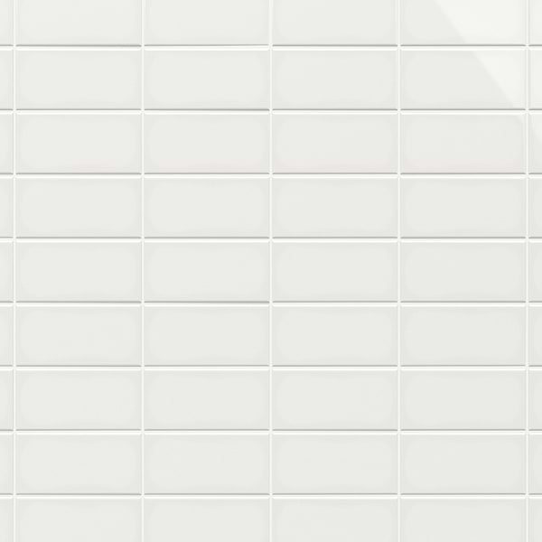 Park Hill Monumental Mist White 3X6 Polished Porcelain Tile