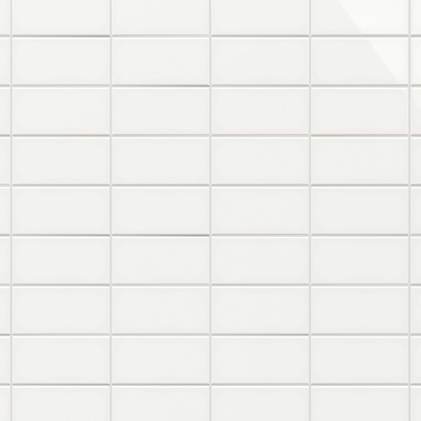 Park Hill White 3x6 Polished Porcelain Tile