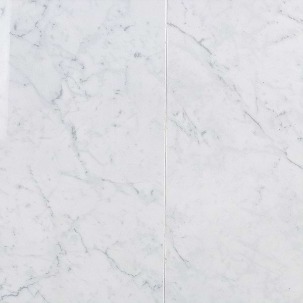 Marble Tech Bianco Gioia 24x24 Polished Marble Look Porcelain Tile