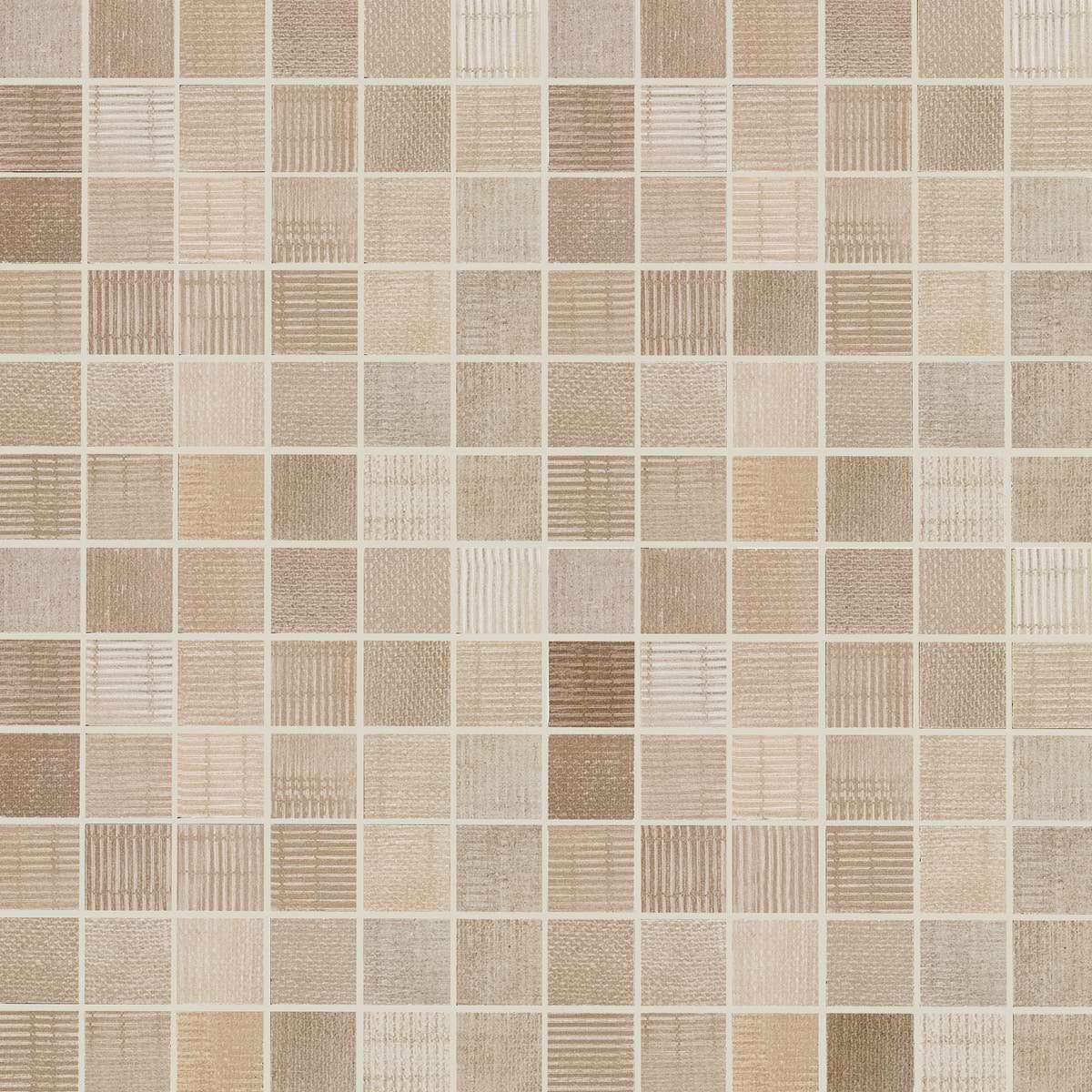 Ristretto Sand Beige 2x2 Matte Porcelain Mosaic Tile