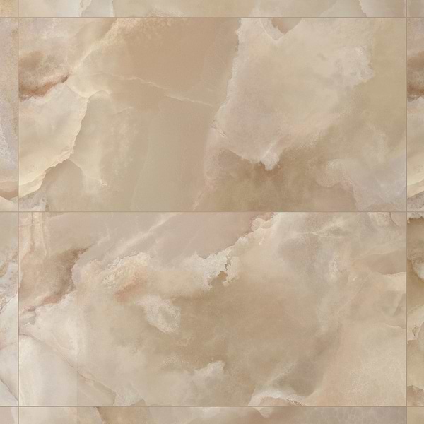 Harmonyx Champagne Beige 24x48 Onyx Look Polished Porcelain Tile