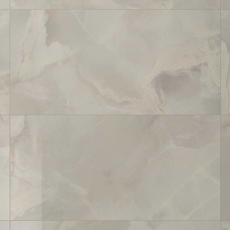 Harmonyx Vanilla White 24x48 Onyx Look Polished Porcelain Tile