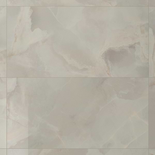 Harmonyx Vanilla White 24x48 Onyx Look Polished Porcelain Tile
